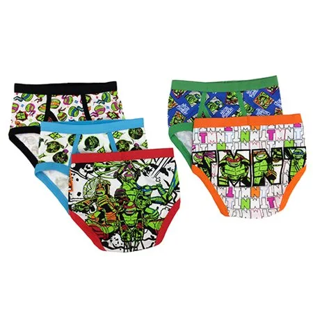 Teenage Mutant Ninja Turtles Boys Underwear 5 Pack