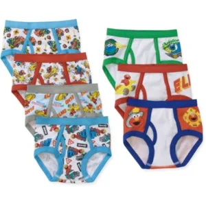 Sesame Street Toddler Boys Underwear, 7 Pack