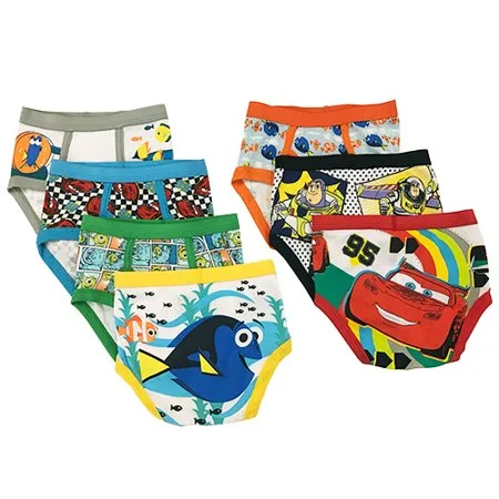 Disney Toddler Boy Pixar Favorite Characters Underwear, 7-Pack