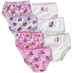 Disney Toddler Girl Minnie Mouse Underwear, 7-Pack
