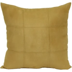 Mainstays Suede Rattan Decorative Pillow, Gold