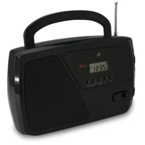 GPX AM/FM Radio, R633B, Black