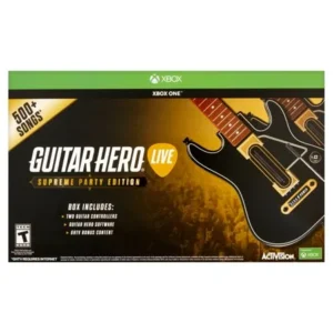 Guitar Hero Supreme Party Edition Bundle with 2 Guitar Controllers (Xbox One)