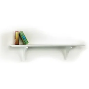 InPlace Shelving 16" W x 5" D x 4.88" H Trophy Shelf Kit, White