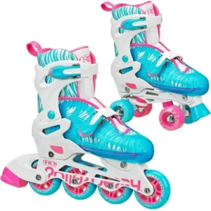 Roller Derby RD 2N1 Inline/Quad Roller Skates Combo, Girl