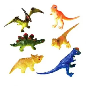 Lot of 12 3" Decor Plastic Toy Jurassic Dinosaur Figures Set