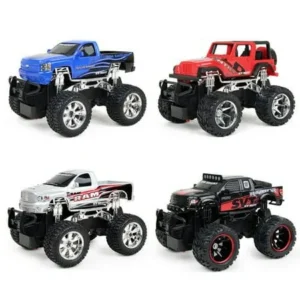 New Bright RC 1:24 Scale Radio Control Assorted Trucks - Ford Raptor, Jeep Wrangler, Chevy Silverado