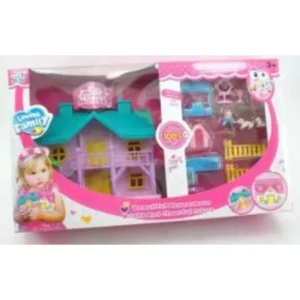 Mini Toy House With Furniture And Doll