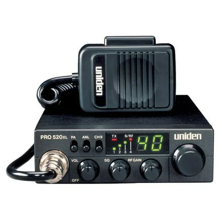 Uniden PRO520XL Compact Mobile CB Radio with PA