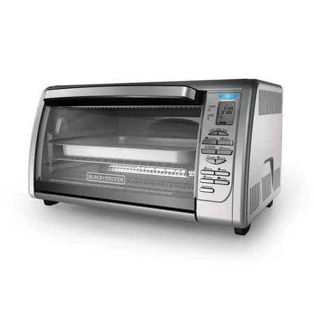 BLACK+DECKER Countertop Convection Toaster Oven, Stainless Steel, CTO6335S