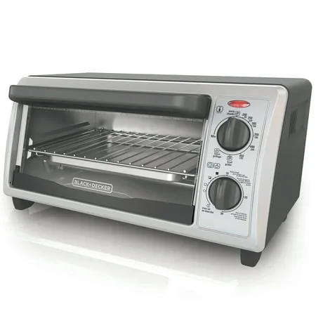 Black & Decker Stainless Steel 4 Slice Toaster Oven