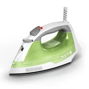 BLACK+DECKER Easy Steam Anti-Drip Compact Steam Iron, Green, IR02V