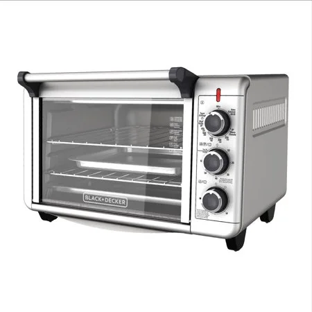 BLACK+DECKER Convection Countertop Oven, Stainless Steel, TO3000G