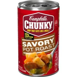 Campbell's Chunky Soup, Savory Pot Roast Soup, 18.8 Ounce Can