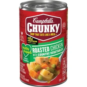 Campbell's Chunky Soup, Healthy Request Roasted Chicken with Country Vegetables Soup, 18.8 Ounce Can