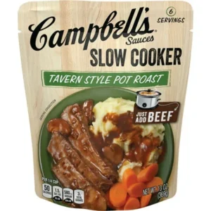 Campbell'sÂ Slow Cooker Sauces Tavern Style Pot Roast, 13 oz. Pouch