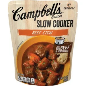 Campbell'sÂ Slow Cooker Sauces Beef Stew, 12 oz. Pouch