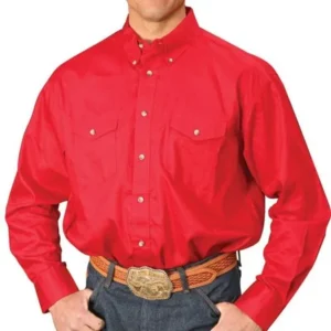 Wrangler Apparel Mens Painted Desert Shirt Big and Tall 3X Red