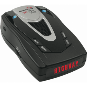 Whistler XTR-558 Laser-Radar Detector with Red Text Display