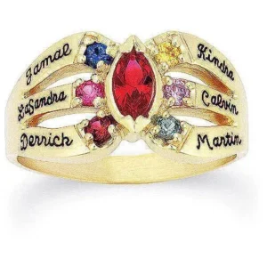 Keepsake Personalized Everlasting Mother's Birthstone Ring