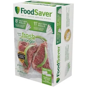FoodSaver Vacuum Heat-seal Rolls Combo Pack, Multiple Sizes, 5 count