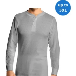 Big Men's X-Temp Thermal Underwear Henley