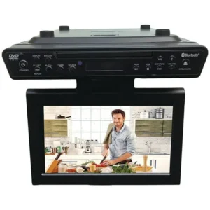 Sylvania SKCR2706BT 10.2" Under-counter BT Kitchen TV With Built-in DVD Player & HDMI