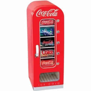 Coca-Cola 10 Can AC/DC Retro Vending Cooler and Fridge (0.64 Cubic Foot/18 Liters)