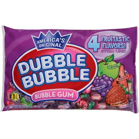 Dubble Bubble Bubble Gum, Assorted Flavors, 16 Oz