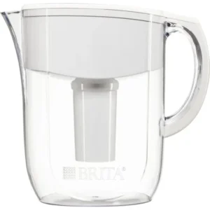 Brita 10 Cup Everyday BPA Free Water Pitcher with 1 Filter, White