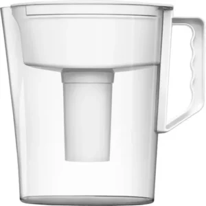 Brita Slim Water Pitcher with 1 Filter, BPA Free, White, 5 Cup
