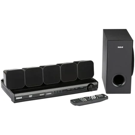 RCA DVD Home Theater System with HDMI 1080p Output 8 pc Box
