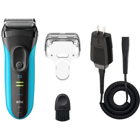 Braun Series 3 ProSkin 3040s ($5 Instant Coupon Available) Wet&Dry Electric Shaver for Men / Rechargeable Electric Razor, Blue