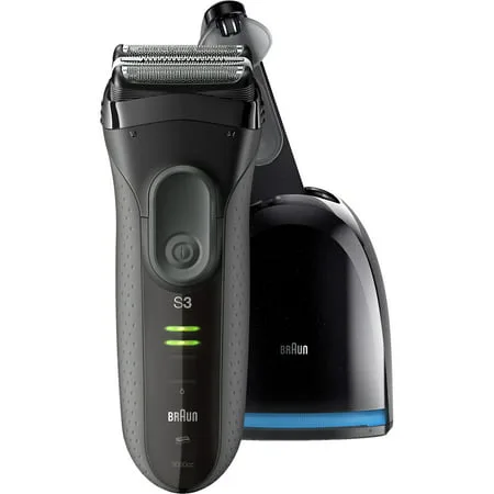 Braun Series 3 ProSkin 3050cc ($10 Coupon Eligible) Electric Shaver for Men / Rechargeable Electric Razor with Clean&Charge System, Black