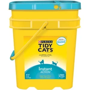 Purina Tidy Cats Clumping Litter Instant Action for Multiple Cats 35 lb. Pail