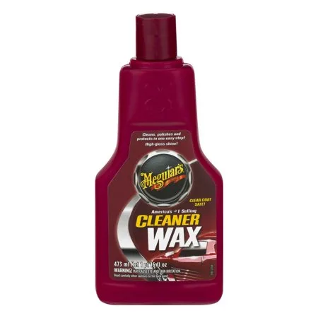 Meguiars Cleaner Wax Liquid Wax Cleans, Shines And Protects In One Easy Step A1216, 16 Oz