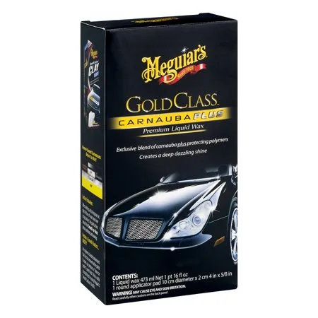 Meguiar's Gold Class Carnauba Plus Premium Liquid Wax, G7016, 16 Oz