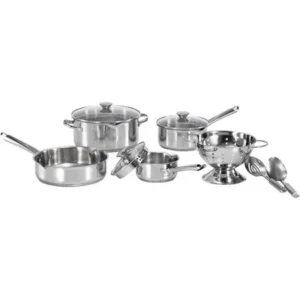 Wearever Cook and Strain 10-Piece Stainless Steel Cookware Set