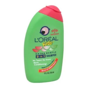 L'Oreal Kids 2-in-1 Shampoo, Extra Gentle Burst of Watermelon, 9 Fl Oz