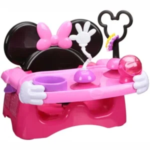 The First YearsÂ® Disney Minnie Mouse Helping Hands Feeding & Activity Set Hair Chair 7 pc Box