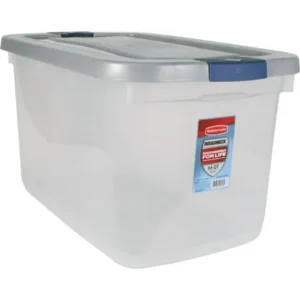 Rubbermaid 66Qt Clr Roughneck Tote