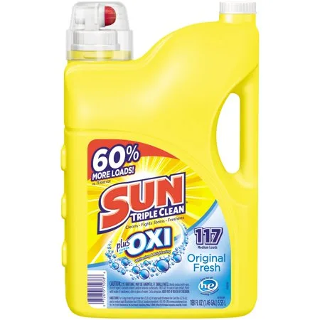 SunÂ® Triple Clean Plus Power of Oxi Original Fresh Laundry Detergent 188 fl. oz. Jug