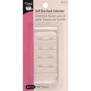 Bra Back Extender 1-1/2" Wide-Beige 2 Hooks