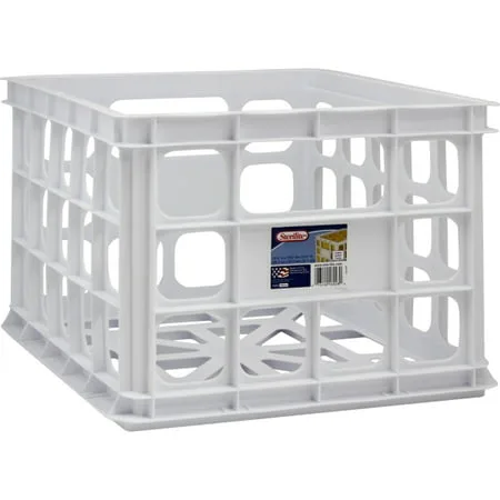 Sterilite Storage Crate- White