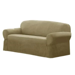 Mainstays Faux Suede 1-Piece Sofa Slipcover