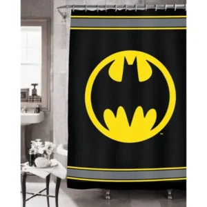 Batman Kids Fabric Shower Curtain, 72in x 72in, 1 Each