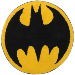 DC Comics Batman Logo Tufted Bath Rug, 1 Each