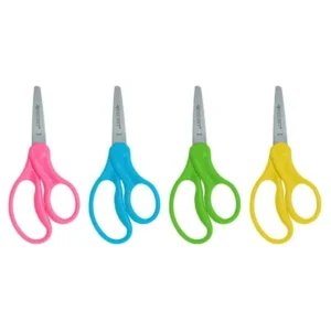 Westcott Kids Scissors, 5", Pointed, Assorted Colors