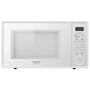 Sharp 1.1 Cu.ft., 1000w Touch Mid-size Countertop Microwave - Single - 1.10 Ft - 1 Kw - Smooth White (r-309yw)