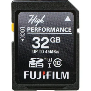 Fujifilm 32GB High Performance UHS-I SDHC Memory Card (45 MB/s)
